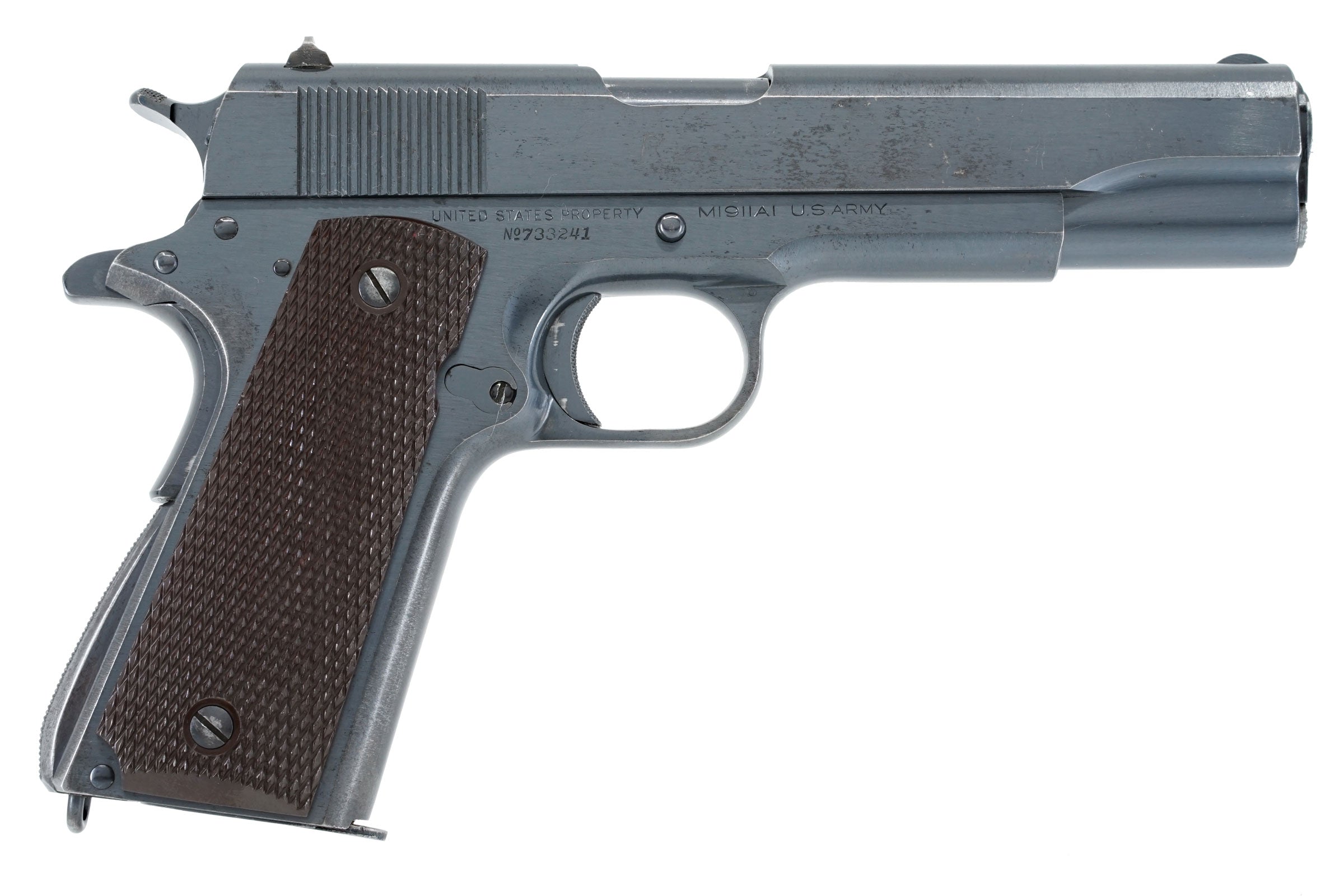 Colt M1911A1 45ACP SN:733241 MFG:1941 - USS HORNET - Old Colt